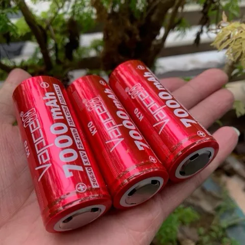 Pin 26650 Vapcell K70 , dung lượng 7000mah siêu khủng , dùng cho đèn pin , và các thiết bị sử dụng pin 26650