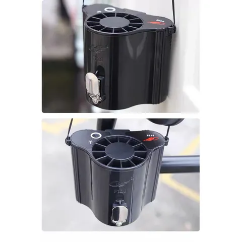 Quạt kẹp hông , thắt lưng Gongtian F128, công suất 12W, sử dụng 2 pin 21700 tháo rời , dung lượng 10,000mah siêu mạnh