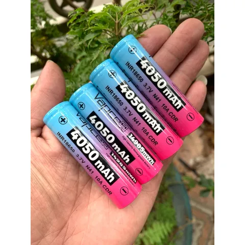 Pin 18650 Vapcell N41 , dung lượng 4050mah siêu cao  giành cho đèn pin , thiết bị điện tử sử dụng pin 18650