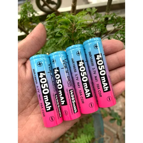 Pin 18650 Vapcell N41 , dung lượng 4050mah siêu cao  giành cho đèn pin , thiết bị điện tử sử dụng pin 18650