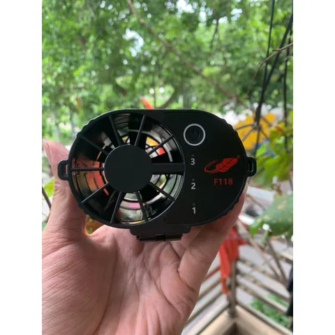 Quạt kẹp thắt lưng Gongtian F118, sử dụng pin 21700 tháo rời kèm theo , công suất 7W siêu mạnh , mát lạnh cả người .