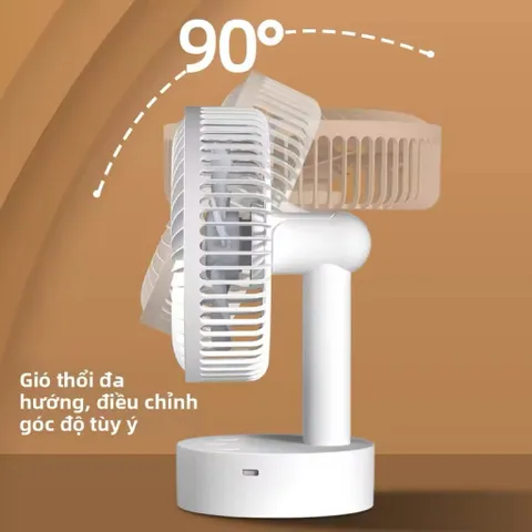 Quạt cắm Usb tyce C , động cơ không chổi than, 4 mức gió , để bàn làm việc , văn phòng , bàn học, 4 mức gió tiện lợi.