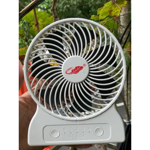 Quạt Gongtian GT636 , Quạt siêu mạnh , pin 21700 tháo rời tiện lợi, để bàn làm việc, bàn trang điểm , văn phòng , êm ái