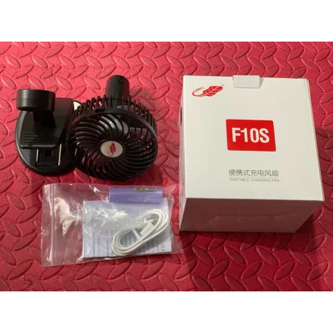 Quạt Gongtian f10s , quạt kẹp , để bàn , động cơ không chổi than, siêu mát , pin tháo rời 18650 tiện lợi , ko ồn.