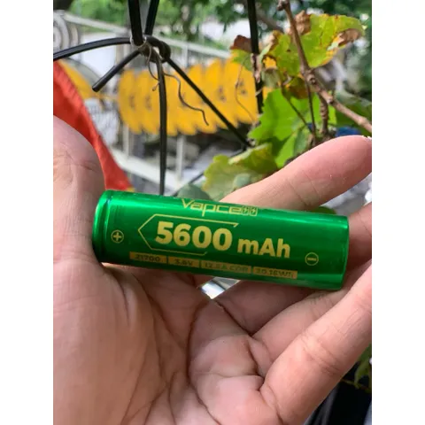 Pin 21700 Vapcell G56 , dung lượng 5600mah , giành cho đèn pin , quạt cầm tay và các thiết bị điện tử cao cấp .