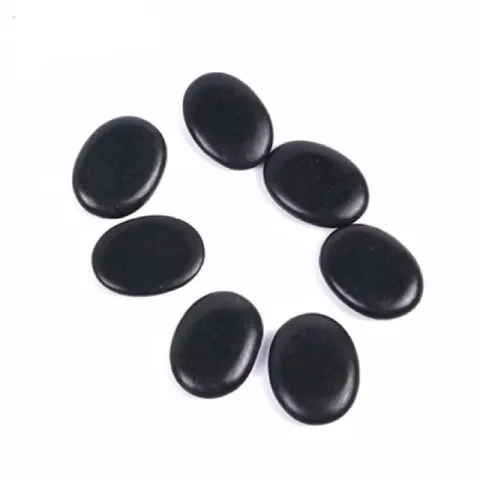 Đá nóng, Viên đá massage body đả thông kinh lạc (Oval 3x4cm, 8x6cm / Tròn 8x8cm) Hàng dày đẹp 848179