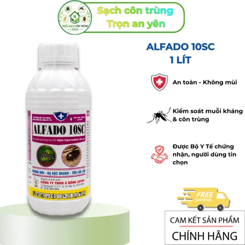 Alfado 10sc 1 lít không mùi – Chế phẩm hỗ trợ kiểm soát muỗi, kiến ba khoang, côn trùng, tồn lưu tốt 848193