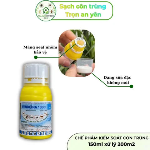 Bộ đôi Fendona 10sc và Map Permethrin 50ec 100ml hỗ trợ kiểm soát muỗi & côn trùng tồn lưu và hạ gục 848194