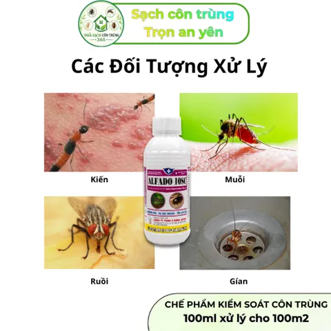 Alfado 10sc 1 lít không mùi – Chế phẩm hỗ trợ kiểm soát muỗi, kiến ba khoang, côn trùng, tồn lưu tốt 848193