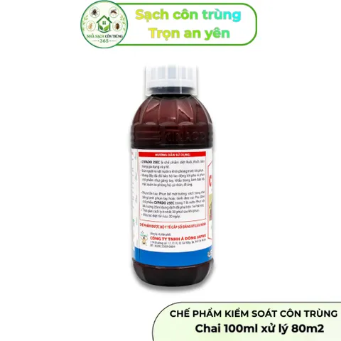 Cypado 25ec 1 lít – Chế phẩm hỗ trợ kiểm soát muỗi, côn trùng với 25% Cypermẹthrin giúp hạ gục nhanh