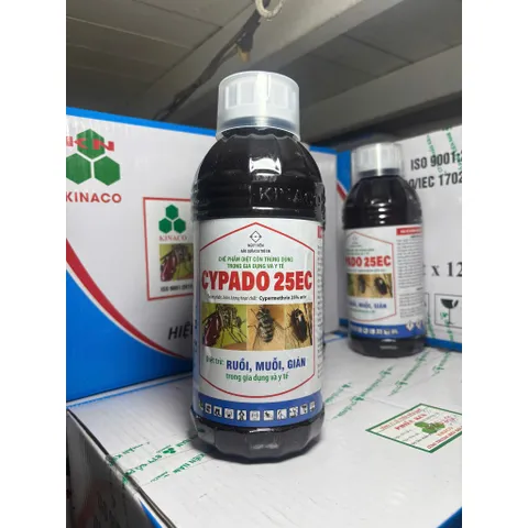 Cypado 25ec 1 lít – Chế phẩm hỗ trợ kiểm soát muỗi, côn trùng với 25% Cypermẹthrin giúp hạ gục nhanh