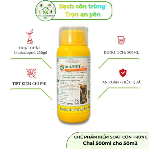 Imi.Moi 250sc 500ml Kiên Nam –Phòng chống mối công trình, hỗ trợ xử lý mối nền móng, nội thất 848206