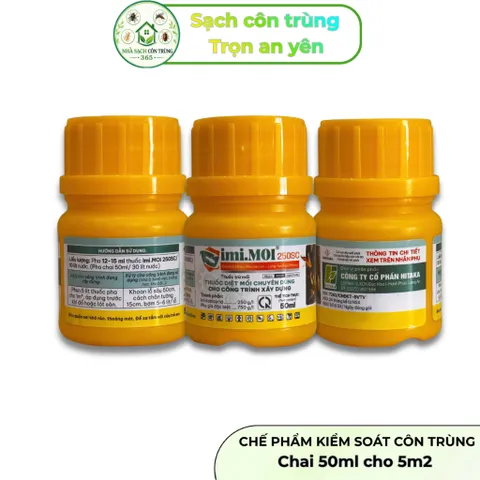 [Xử lý mối] imi.MOI 250sc 50ml và hộp nhử mối gỗ thông tự nhiên kiểm soát mối cho đồ gỗ, nền móng 848210