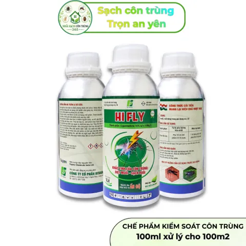 Hi Fly – Hỗ trợ kiểm soát muỗi & côn trùng trong gia dụng, vườn cây,.. hạ gục nhanh, tồn lưu tốt