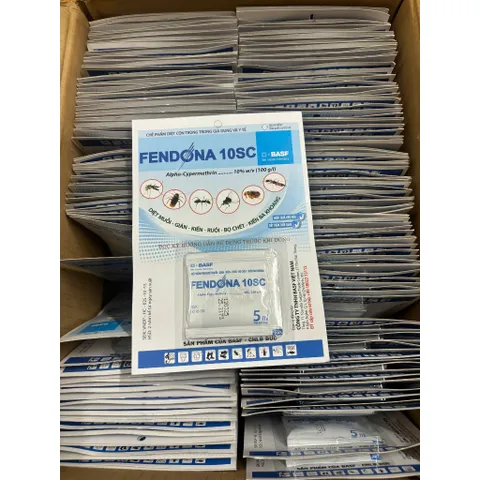 Fendona 10sc không mùi – Giải pháp hỗ trợ kiểm soát muỗi, kiến, gián,...vỉ 5ml cho 20m2, tồn lưu tốt