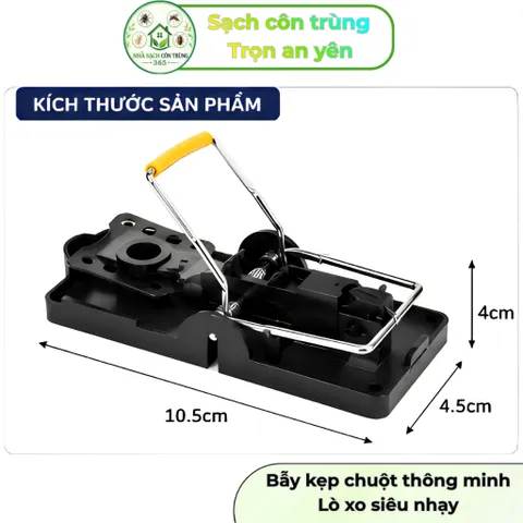 Bẫy kẹp lò xo siêu nhạy bằng nhựa ABS cao cấp - Dễ sử dụng, tái sử dụng nhiều lần 848222