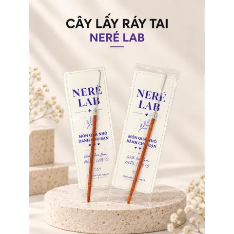 Cây Lấy Ráy Tai Cán Gỗ, Đầu Kim Loại Nhỏ Gọn