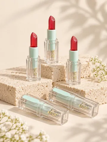 Son Lipstick Màu Xanh Mint Vỏ Trong Suốt – Son Môi Dạng Thỏi
