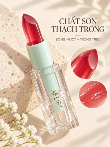 Son Lipstick Màu Xanh Mint Vỏ Trong Suốt – Son Môi Dạng Thỏi