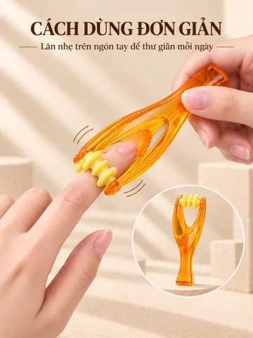 Cây Lăn Massage Ngón Tay – Dụng Cụ Massage Tay Nhỏ Gọn, Con Lăn Êm Ái Dễ Sử Dụng