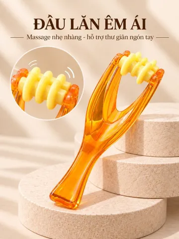 Cây Lăn Massage Ngón Tay – Dụng Cụ Massage Tay Nhỏ Gọn, Con Lăn Êm Ái Dễ Sử Dụng