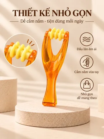Cây Lăn Massage Ngón Tay – Dụng Cụ Massage Tay Nhỏ Gọn, Con Lăn Êm Ái Dễ Sử Dụng