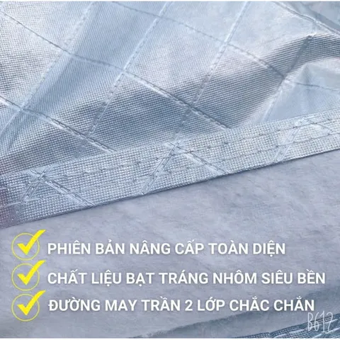 Bạt phủ xe VinFast Limo Green tráng nhôm cao cấp – Chống nắng nóng, chống nước, bảo vệ xe toàn diện