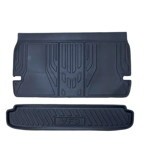 Combo Lót Cốp VF3 + Ốp Lưng Ghế Sau VF3 | Nhựa TPE Dày, Chống Trầy Chống Nước, Chuẩn Form