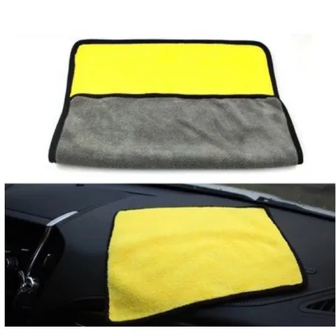 KHĂN MICROFIBER 2 LỚP LAU XE Ô TÔ, NHÀ CỬA CHUYÊN DỤNG loại 30cm x 60cm, 30cm x 30cm.