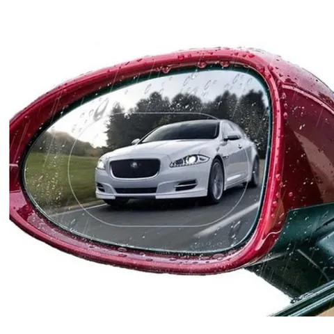 Bộ 2 miếng dán chống bám nước gương chiếu hậu xe hơi - Oval