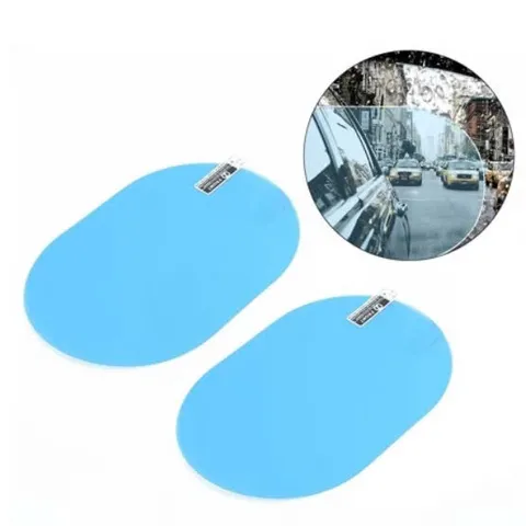 Bộ 2 miếng dán chống bám nước gương chiếu hậu xe hơi - Oval