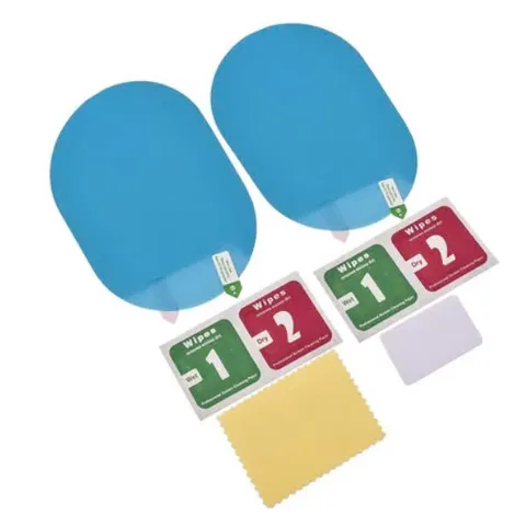 Bộ 2 miếng dán chống bám nước gương chiếu hậu xe hơi - Oval