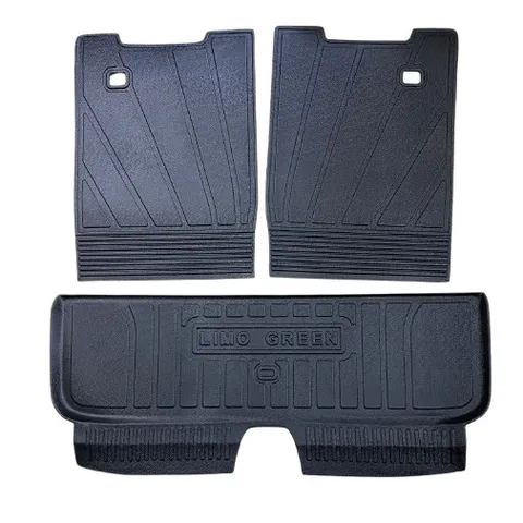 Combo Lót Cốp + Ốp Lưng Ghế Nhựa Ô Tô Limo Green, MPV7 Chuẩn Form Chống Nước Bảo Vệ Nội Thất