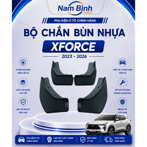 Bộ chắn bùn Nhựa Xe Xforce 2023-2026 | Chống bắn đất đá, bảo vệ sơn xe, chuẩn form