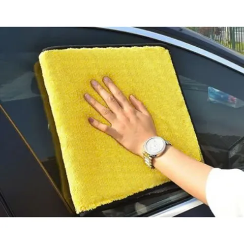 KHĂN MICROFIBER 2 LỚP LAU XE Ô TÔ, NHÀ CỬA CHUYÊN DỤNG loại 30cm x 60cm, 30cm x 30cm.