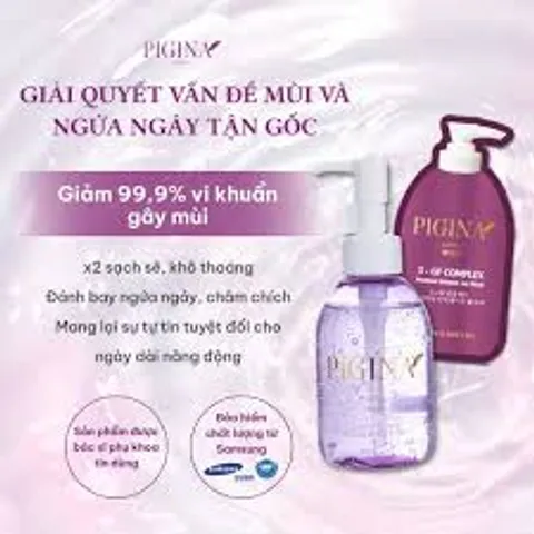 Pigina Lacto Intimate Wash - Dung dịch vệ sinh phụ nữ chai 150ml, Hàn Quốc