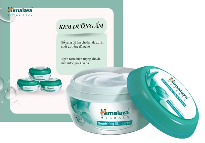 Kem dưỡng ẩm cho da mặt và toàn thân Himalaya Nourishing Skin Cream 150ml