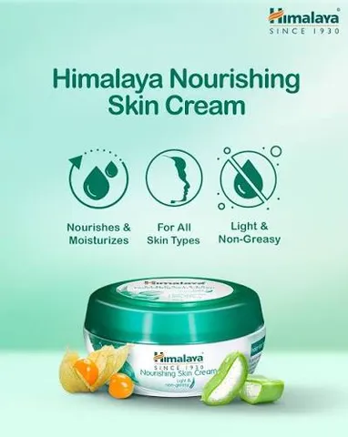 Kem dưỡng ẩm cho da mặt và toàn thân Himalaya Nourishing Skin Cream 150ml