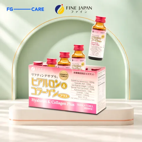 [Date 6/2027] Nước Uống Collagen Dưỡng Da Fine Japan Hyaluron Collagen Plus - Giải Pháp Làm Đẹp Da từ Nhật Bản
