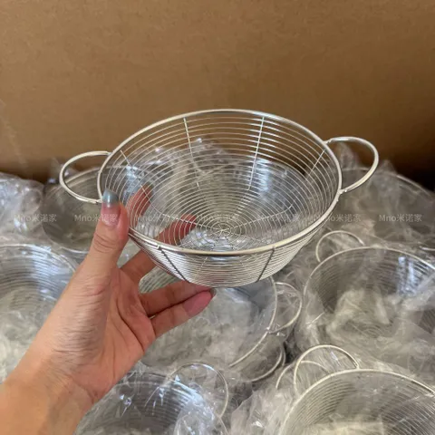 Rổ lưới inox 304 Uyiku cao cấp đa năng đựng trái cây, củ quả