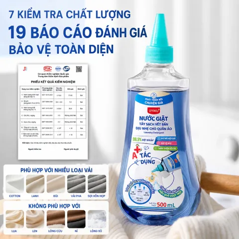 Nước tẩy UYIKU Nhật Bản siêu đậm đặc, tẩy ố dầu mỡ, mốc bẩn an toàn, tiện lợi