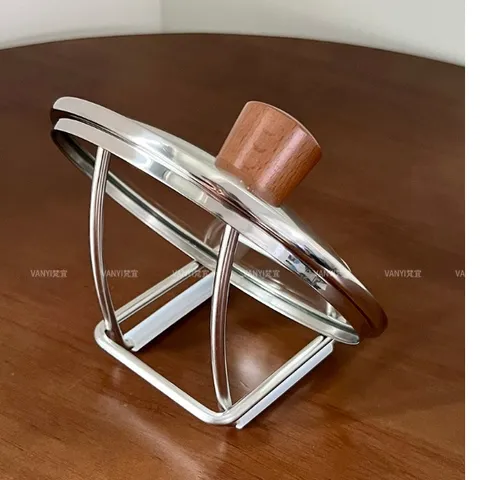 Giá đỡ vung nồi, thớt Uyiku inox 304 cao cấp chống trượt tiện lợi