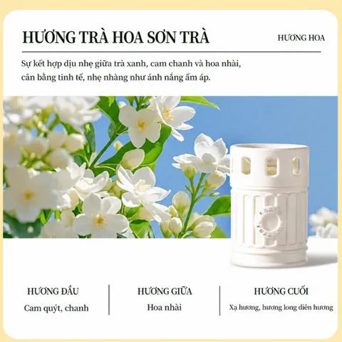 Sáp thơm phòng UYIKU Nhật Bản cao cấp khử mùi phòng khách, nhà vệ sinh, ô tô hộp 170g