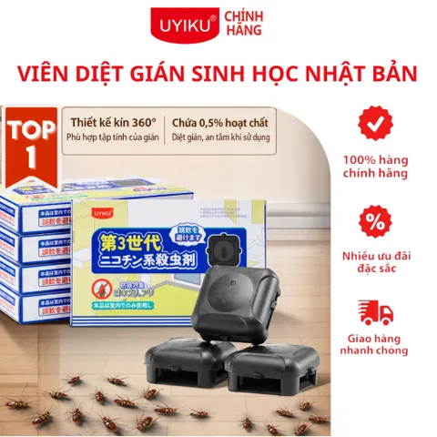 [HỘP 8] Viên diệt gián sinh học UYIKU Nhật Bản an toàn, hiệu quả