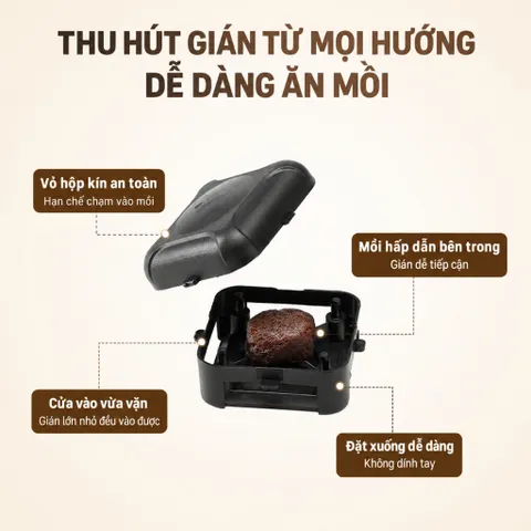 [HỘP 8] Viên diệt gián sinh học UYIKU Nhật Bản an toàn, hiệu quả