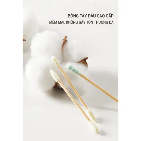 Tăm bông đa năng Uyiku Nhật Bản kháng khuẩn cao cấp hộp 300 que