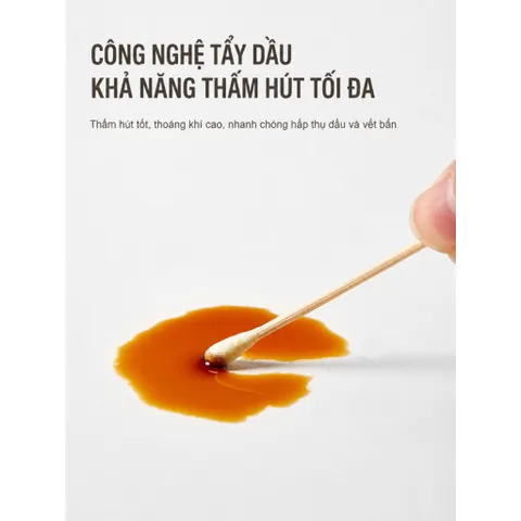 Tăm bông đa năng Uyiku Nhật Bản kháng khuẩn cao cấp hộp 300 que