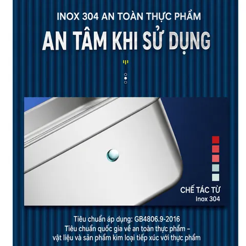 Hộp đựng thực phẩm Inox 304 Uyiku cao cấp có nắp đậy kín nhiều kích cỡ