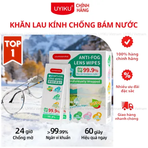 [HỘP 30] Khăn Lau Kính Chống Bám Hơi Nước Công Nghệ Nano Nhật Bản