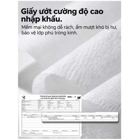 [HỘP 30] Khăn Lau Kính Chống Bám Hơi Nước Công Nghệ Nano Nhật Bản